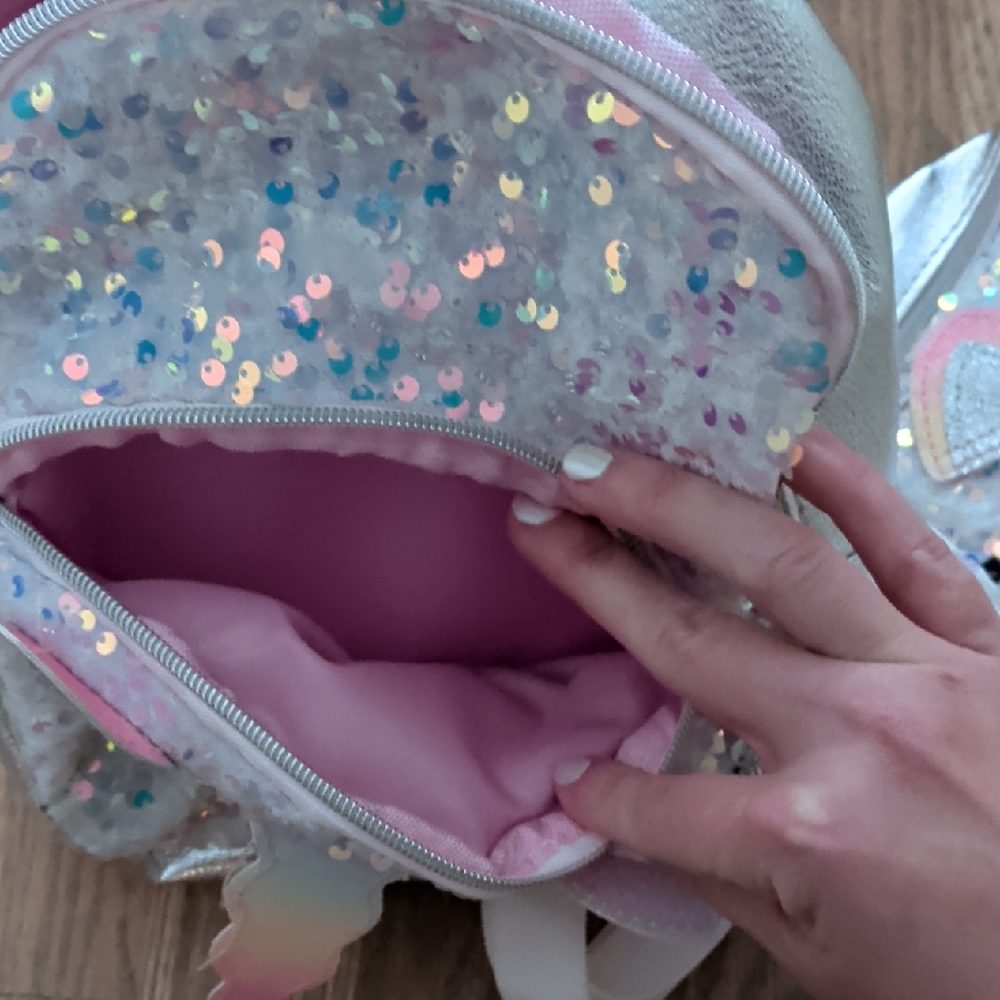 (2) Sparkly Unicorn Backpacks - Picture 6 of 7